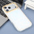 iPhone 17 Pro Max DFANS DESIGN Cloud Series Feather Texture Shockproof Phone Case - Gradient White Gold