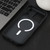 iPhone 17 Pro Max DFANS DESIGN Metal Frame Leather Texture Frosted Magsafe Phone Case - Black