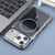 iPhone 17 Pro Max DFANS DESIGN Original Series PC Transparent Thin Circle MagSafe Phone Case - Black