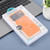 iPhone 17 Pro Max DFANS DESIGN Original Series PC Transparent Thin Circle MagSafe Phone Case - Orange