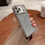 iPhone 17 Pro Max Diamond Glitter TPU Phone Case - Silver