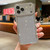 iPhone 17 Pro Max Diamond Gradient Glitter Plated TPU Phone Case - Silver