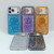 iPhone 17 Pro Max Diamond Sequins Glitter MagSafe Electroplating Phone Case - Silver