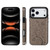 iPhone 17 Pro Max Double Buckle Butterfly Embossing PU Phone Case - Grey