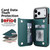 iPhone 17 Pro Max Double Buckle Rhombic PU Leather Phone Case - Green