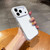 iPhone 17 Pro Max Dual-Color PC Hybrid TPU Phone Case - White