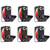 iPhone 17 Pro Max Dual-Color Skin Feel Magnetic Phone Case with Lens Frame Holder - Purple