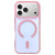 iPhone 17 Pro Max Dual-Side Frosted MagSafe Clear Phone Case - Pink