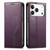 iPhone 17 Pro max Elastic Wristband Magnetic Suction Leather Phone Case - Purple