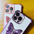 iPhone 17 Pro Max Electroplated Glitter 3D Butterfly Four-corner Shockproof TPU Phone Case - Gradient Pink