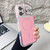 iPhone 17 Pro Max Electroplated Lens Holder MagSafe PC Hybrid TPU Phone Case - Pink