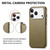 iPhone 17 Pro Max Electroplated Metal Button MagSafe Phone Case - Green