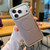 iPhone 17 Pro Max Electroplated PC Side Vegan Leather-Texture MagSafe Phone Case - Purple