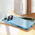 iPhone 17 Pro Max Electroplating Ice Crystal Airbag Full Coverage Shockproof Phone Case - Blue