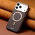 iPhone 17 Pro Max ESEBLE L3 Triangular Shield Metal Lens Magnetic Phone Case - Dark Brown
