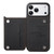 iPhone 17 Pro Max ESEBLE Retro Texture Double Buckle Card Slot Phone Case - Black