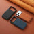 iPhone 17 Pro Max ESEBLE Retro Texture Double Buckle Card Slot Phone Case - Blue