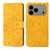 iPhone 17 Pro Max Ethnic Style Embossed Pattern Leather Phone Case - Yellow
