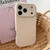 iPhone 17 Pro Max Fat Dun Solid Color Metal Photo Frame TPU Phone Case - Khaki