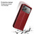 iPhone 17 Pro Max Fierre Shann Cowhide Leather Flip Leather Phone Case - Red