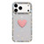 iPhone 17 Pro Max Flash Rhinestone Double-sided IMD Love Heart Phone Case - Glitter Transparent