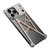 iPhone 17 Pro Max Four Corner Shockproof Lens Bracket Hollow Metal Phone Case - Titanium