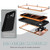 iPhone 17 Pro Max Four-proof Metal Hybrid Silicone Phone Case - Orange