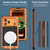 iPhone 17 Pro Max Four-proof Metal Hybrid Silicone Phone Case - Orange