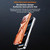 iPhone 17 Pro Max Frameless X-shaped Metal Phone Case - Orange