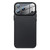 iPhone 17 Pro Max Frosted Acrylic Hybrid TPU Phone Case with Lens Film - Black