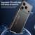 iPhone 17 Pro Max Frosted Metal Phone Case - Black