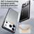 iPhone 17 Pro Max Frosted Metal Phone Case - Gold