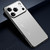 iPhone 17 Pro Max Frosted Metal Phone Case - Silver