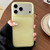 iPhone 17 Pro Max Frosted Translucent TPU Full Coverage Phone Case - Yellow