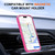 iPhone 17 Pro Max Fulcrum Standing Bracket MagSafe Phone Case - Rose Red