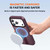 iPhone 17 Pro Max Fulcrum Standing Bracket MagSafe Phone Case - Wine Red