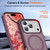 iPhone 17 Pro Max Fulcrum Standing Bracket MagSafe Phone Case - Wine Red