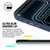 iPhone 17 Pro Max GEBEI Jazz Series 360 Degree Rotation Holder Skin Feel Frosted MagSafe Phone Case - Blue