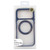 iPhone 17 Pro Max GEBEI Jazz Series 360 Degree Rotation Holder Skin Feel Frosted MagSafe Phone Case - Blue
