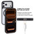iPhone 17 Pro Max GEBEI Jazz Series Skin Feel Frosted MagSafe Phone Case - Black