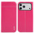 iPhone 17 Pro Max GEBEI Top-grain Horizontal Flip Leather Phone Case - Rose Red