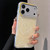 iPhone 17 Pro Max Gilded Colorful Shell Patterned TPU+IMD Phone Case - Yellow
