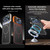 iPhone 17 Pro Max GKK Color Master Splicing MagSafe Magnetic Frame Phone Case - Black