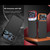 iPhone 17 Pro Max GKK Color Master Splicing Phone Case - Grey Black