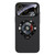iPhone 17 Pro Max Glaze PC Camera Window Gyro Kickstand Magnetic Phone Case - Black