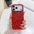 iPhone 17 Pro Max Glitter Powder Shockproof TPU Phone Case - Red