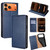 iPhone 17 Pro Max Gloss Oil Solid Color Magnetic Leather Phone Case - Blue