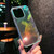 iPhone 17 Pro Max Glossy Color-Plated Shockproof Phone Case - Colored feathe