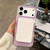 iPhone 17 Pro Max Gold-plated Shell Texture Magnetic Phone Case - White