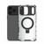 iPhone 17 Pro Max Grating Holder Shockproof Phone Case - Transparent